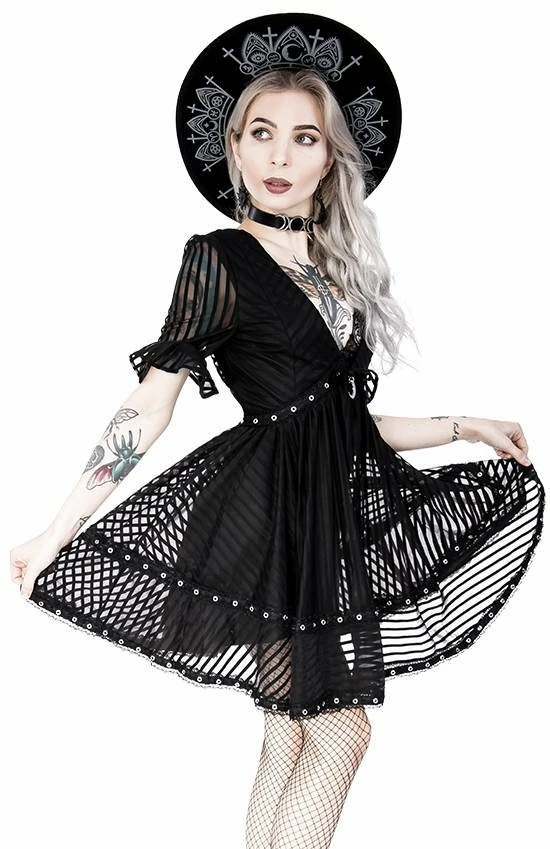 Restyle Dresses A-line Skirt Crescent Charm Lace Mesh Dolly Dress 3 Restyle Dresses A-line Skirt Crescent Charm Lace Mesh Dolly Dress - Image 3