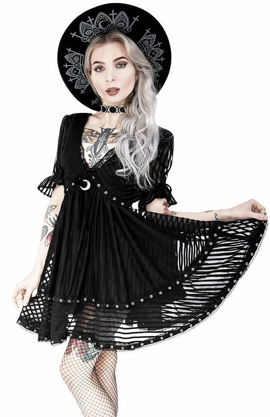 Restyle Dresses A-line Skirt Crescent Charm Lace Mesh Dolly Dress 6 Restyle Dresses A-line Skirt Crescent Charm Lace Mesh Dolly Dress - Image 6