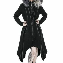 Restyle Coats Artificial Fur Oversized Hood Winter Gothic Coat 8 Restyle Coats Artificial Fur Oversized Hood Winter Gothic Coat -Restyle sale Shop artificial fur oversized hood winter gothic coat restyle rebelsmarket 2