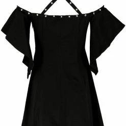 Restyle Dresses Black Gothic Asymmetrical Flared Short Sleeves Tunic Mini Dress 8 Restyle Dresses Black Gothic Asymmetrical Flared Short Sleeves Tunic Mini Dress -Restyle sale Shop black gothic asymmetrical flared short sleeves tunic mini dress rebelsmarket 2