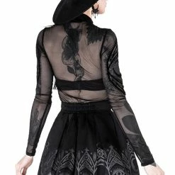 Restyle Skirts Black Gothic Fortune Teller Pleated Mini Skirt 10 Restyle Skirts Black Gothic Fortune Teller Pleated Mini Skirt -Restyle sale Shop black gothic fortune teller pleated mini skirt rebelsmarket 4