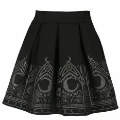 Restyle Skirts Black Gothic Fortune Teller Pleated Mini Skirt 11 Restyle Skirts Black Gothic Fortune Teller Pleated Mini Skirt -Restyle sale Shop black gothic fortune teller pleated mini skirt rebelsmarket 5