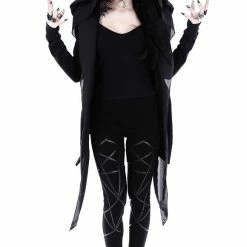 Restyle Black Gothic Leather Straps Pentagram Leggings -Restyle sale Shop black gothic leather straps pentagram leggings rebelsmarket 4