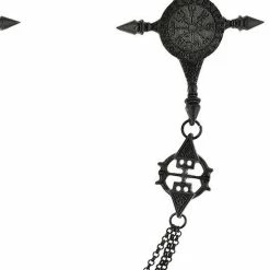 Restyle sale Shop -Restyle sale Shop black gothic pagan pendant vegvisir necklace rebelsmarket 1