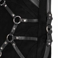 Restyle Purses & Handbags Black Harness Arm Big Tote Bag -Restyle sale Shop black harness arm big tote bag restyle rebelsmarket 2