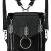 Restyle Purses & Handbags Circe Backpack And Bag In One Logo Gothic Purse