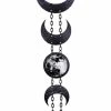 Restyle Necklaces Crescent Long Pendant Occult Jewelry Luna "Lunar Black Necklace"