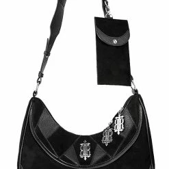 Restyle Purses & Handbags Croissant Logo Patchwork Crescent Purse