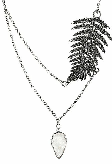 Restyle Necklaces Fern Silver Necklace 1 Restyle Necklaces Fern Silver Necklace
