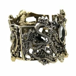 Restyle sale Shop -Restyle sale Shop gold gothic snake wide bracelet rebelsmarket 1