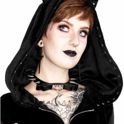 Restyle Ties & Neckwear Gothic Choker Bow Moon Collar With Studded Spikes 7 Restyle Ties & Neckwear Gothic Choker Bow Moon Collar With Studded Spikes -Restyle sale Shop gothic choker bow moon collar with studded spikes restyle rebelsmarket 2