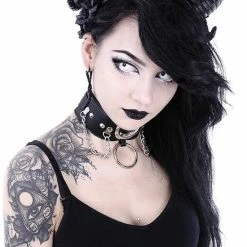 Restyle Hair Accessories Gothic Headpiece Satan Horns Sinister & Roses Headband 8 Restyle Hair Accessories Gothic Headpiece Satan Horns Sinister & Roses Headband -Restyle sale Shop gothic headpiece satan horns sinister and roses headband rebelsmarket 2