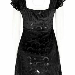 Restyle Dresses Gothic Heart Of The Moon Velvet Dress -Restyle sale Shop gothic heart of the moon velvet dress restyle rebelsmarket 2