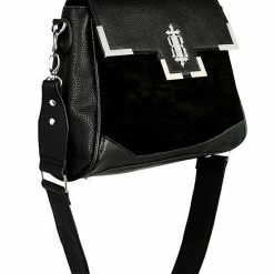 Restyle Purses & Handbags Gothic Mallory Black PU Leather Handbag 9 Restyle Purses & Handbags Gothic Mallory Black PU Leather Handbag -Restyle sale Shop gothic mallory black pu leather handbag restyle rebelsmarket 3