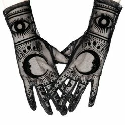 Restyle Gothic Mesh Gloves Moon Pattern Zodiac Signs Fortune Teller Gloves 9 Restyle Gothic Mesh Gloves Moon Pattern Zodiac Signs Fortune Teller Gloves -Restyle sale Shop gothic mesh gloves moon pattern zodiac signs fortune teller gloves rebelsmarket 3