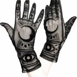 Restyle Gothic Mesh Gloves Moon Pattern Zodiac Signs Fortune Teller Gloves 10 Restyle Gothic Mesh Gloves Moon Pattern Zodiac Signs Fortune Teller Gloves -Restyle sale Shop gothic mesh gloves moon pattern zodiac signs fortune teller gloves rebelsmarket 4