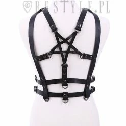 Restyle Body Harness Gothic Waist Belt Double Straps Pentagram Harness Belt