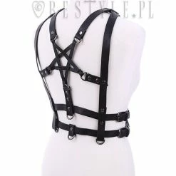 Restyle Body Harness Gothic Waist Belt Double Straps Pentagram Harness Belt -Restyle sale Shop gothic waist belt double straps pentagram harness belt restyle rebelsmarket 3