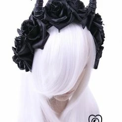 Restyle Hair Accessories Gothic Wreath Maleficent Headpiece Diabolical & Roses Headband 7 Restyle Hair Accessories Gothic Wreath Maleficent Headpiece Diabolical & Roses Headband -Restyle sale Shop gothic wreath maleficent headpiece diabolical and roses headband rebelsmarket 3