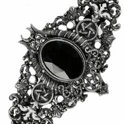 Restyle Hair Accessories Horns Barette Silver Gothic Hairclip