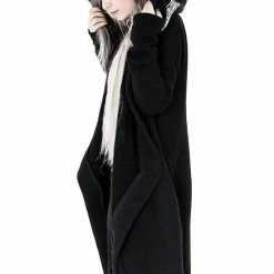 Restyle Hoodies & Sweatshirts Long Gothic Into The Wild Hoodie With Oversized Hood And Antlers