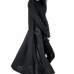 Restyle Coats Nightwalker Coat Long Jacket Cardigan With Pockets -Restyle sale Shop nightwalker coat long jacket cardigan with pockets restyle rebelsmarket 4