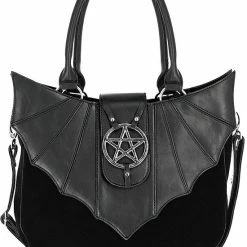Restyle Purses & Handbags Ominous Bag Bat Purse With Pentagram
