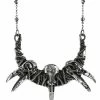 Restyle Necklaces Raven Skulls Necklace Pagan With Crows
