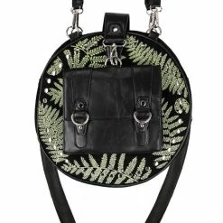 Restyle Purses & Handbags Round Fern Cross Body Purse -Restyle sale Shop round fern cross body purse restyle rebelsmarket 2