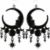 Restyle Sleepless Nights Black Earrings
