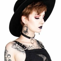 Restyle Sleepless Nights Black Earrings -Restyle sale Shop sleepless nights black earrings rebelsmarket 3