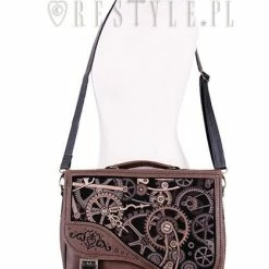 Restyle Purses & Handbags Steampunk Satchel Bag Irregular Briefcase Brown Mechanism 10 Restyle Purses & Handbags Steampunk Satchel Bag Irregular Briefcase Brown Mechanism -Restyle sale Shop steampunk satchel bag irregular briefcase brown mechanism rebelsmarket 4
