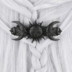 Restyle Hair Accessories Sun And Moon Hairclip Black -Restyle sale Shop sun and moon hairclip black rebelsmarket 2
