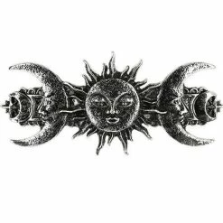 Restyle Hair Accessories Sun And Moon Hairclip Black -Restyle sale Shop sun and moon hairclip black rebelsmarket 3