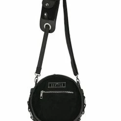 Restyle Purses & Handbags Utility Black Round Bag With Many Pockets And A Moon -Restyle sale Shop utility black round bag with many pockets and a moon rebelsmarket 4