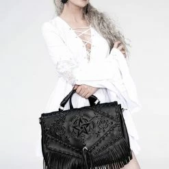 Restyle Dresses White Gothic Lace-Up Flared Long Sleeves A-Line Mini Dress -Restyle sale Shop white gothic lace up flared long sleeves a line mini dress rebelsmarket 5