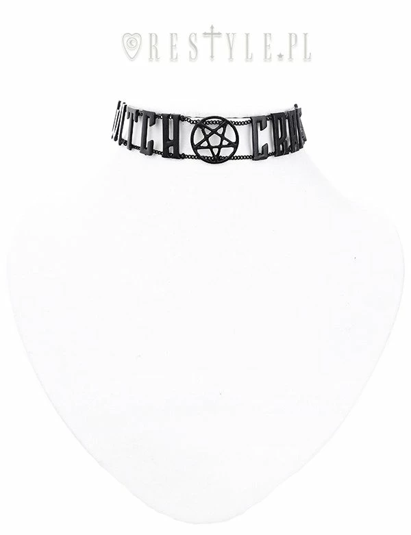 Restyle Ties & Neckwear Witchcraft Black Chain Collar 3 Restyle Ties & Neckwear Witchcraft Black Chain Collar - Image 3