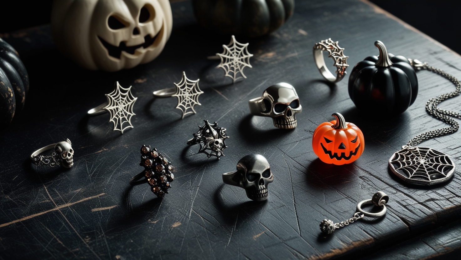 Restyle sale Shop -Restyle sale Shop Ddreamer Jewelry Halloween Jewelry Inspired pieces eerie pieces on an old weared dark table